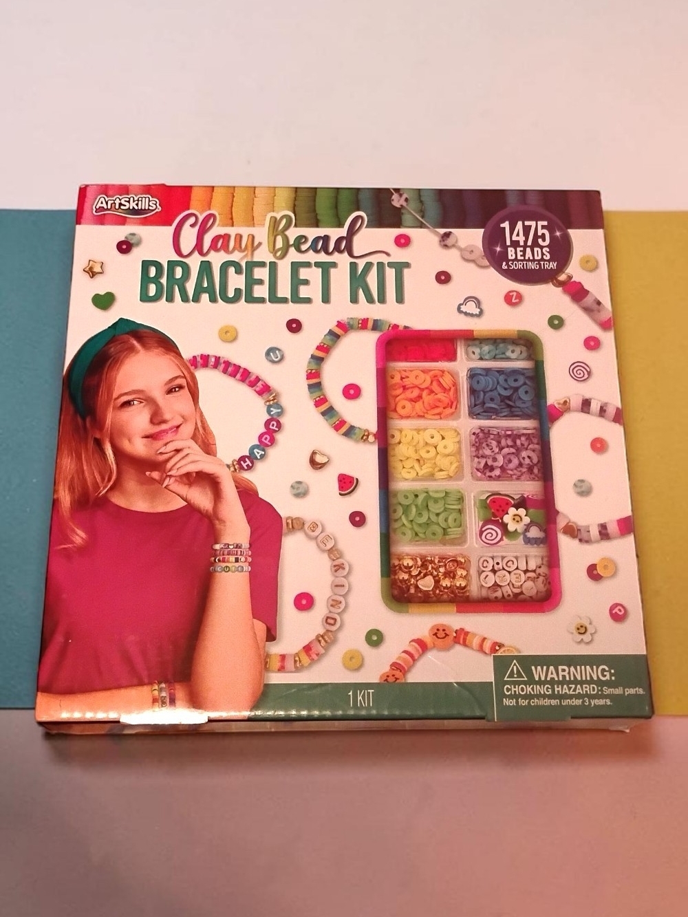 NIB Artskills Official Clay Bead Bracelet Kit